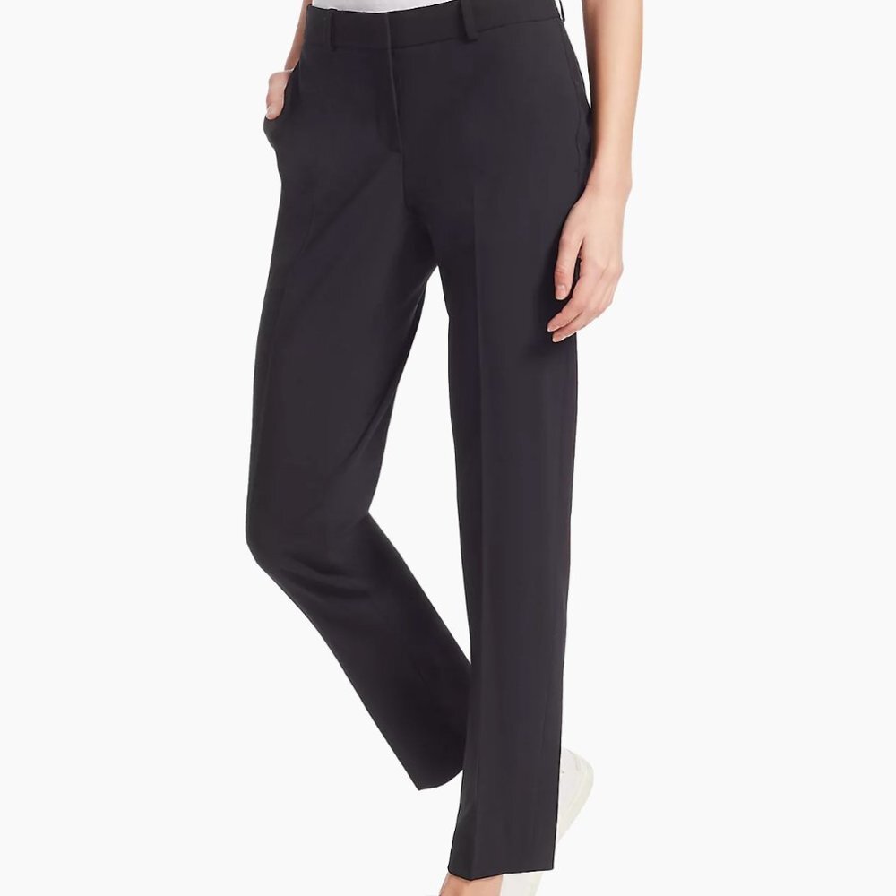 Theory Dark Grey Blue Work Pants Size 8